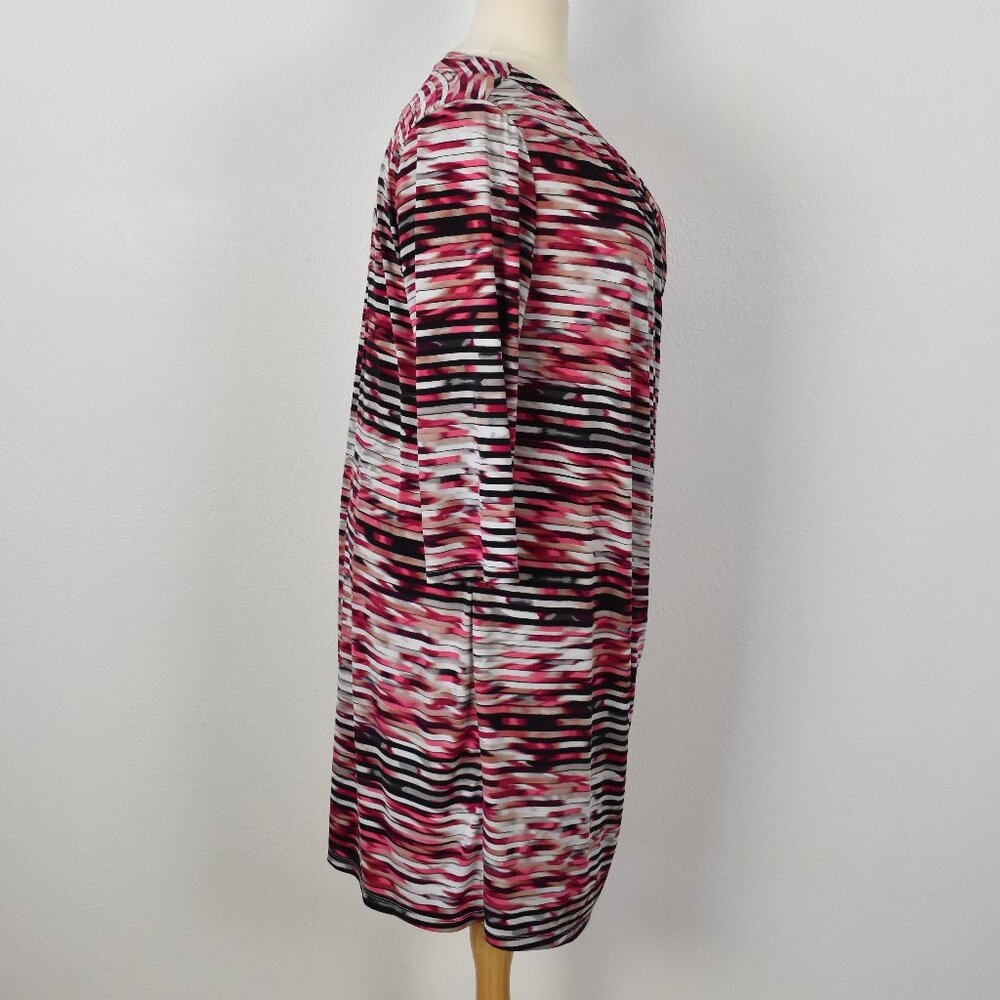 Calvin Klein Stripe Wrap Style Dress - 3x - Picture 6 of 8